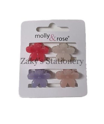 Picture of FLOWER MINI JAW CLIP 4 PACK